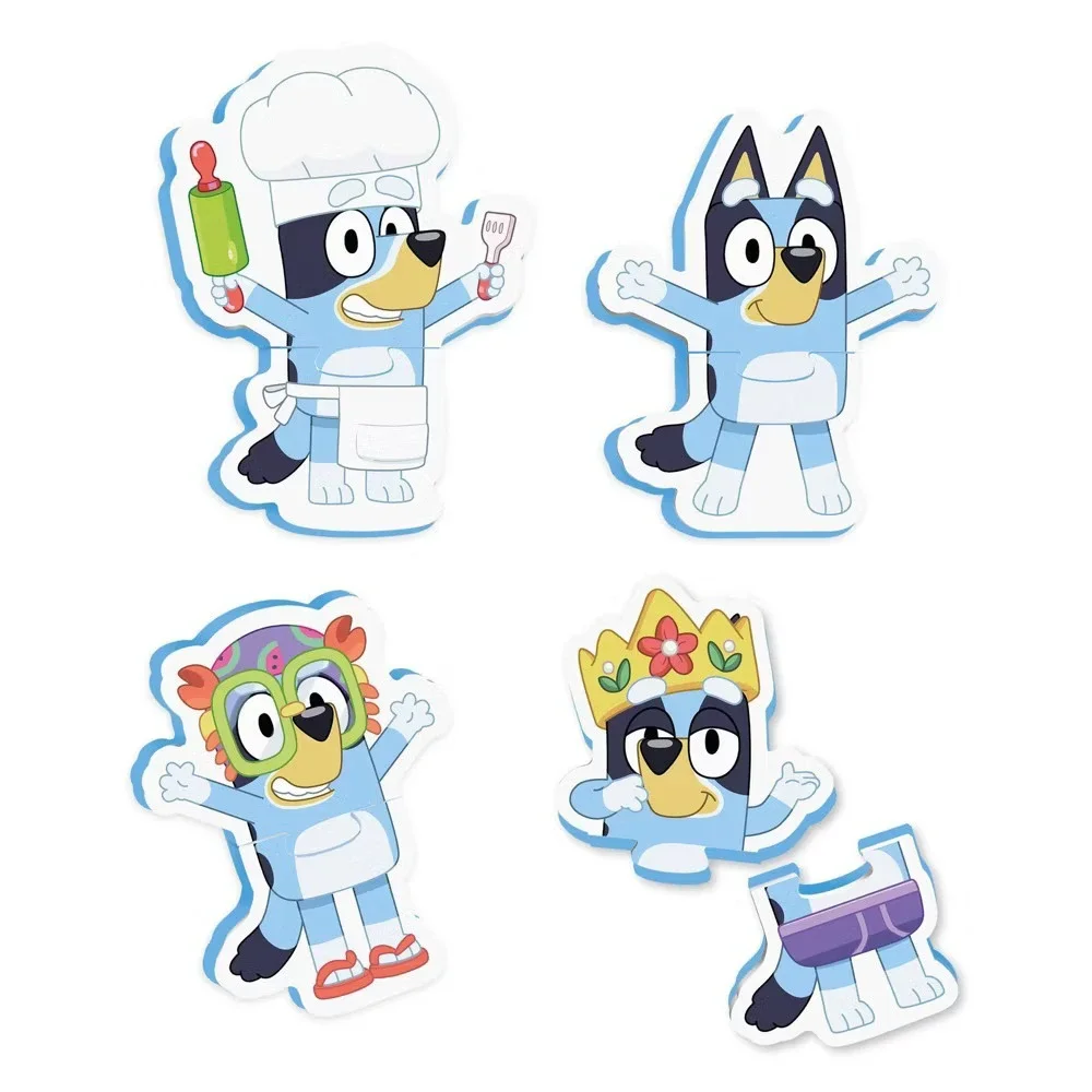 Lot of 2 Bluey Bath Toys‎ - Splash & Float Bingo & Bluey Bath Foam Puzzles NEW